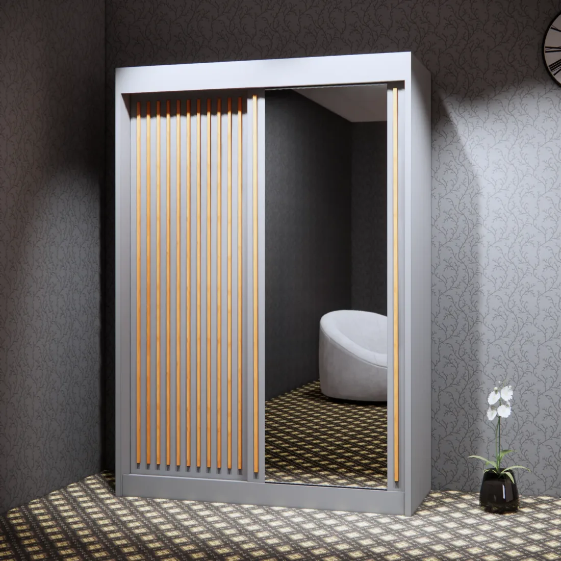 150cm Royal Wardrobe - Image 2