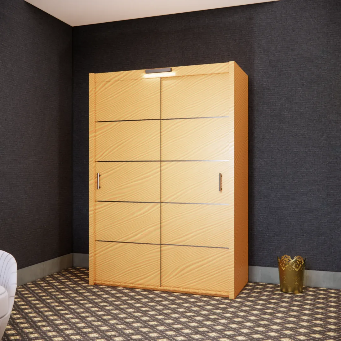 150cm Gloom Wardrobe - Image 4