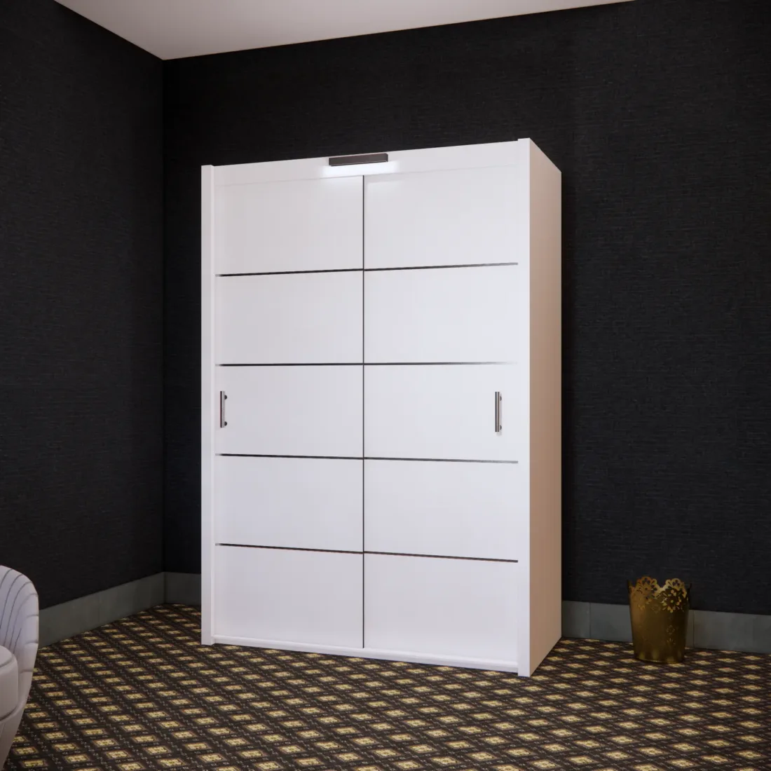 150cm Gloom Wardrobe - Image 2