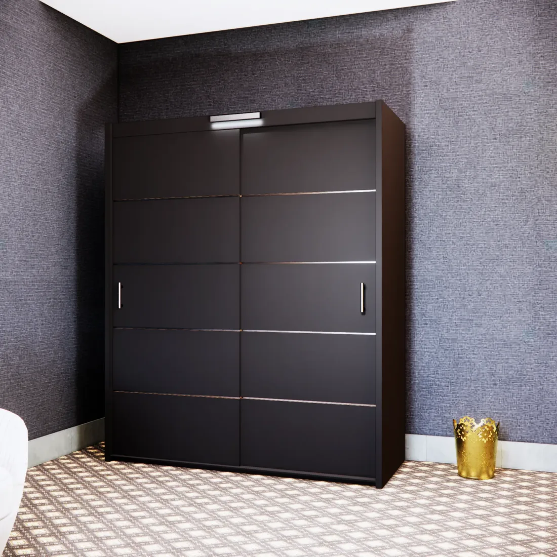 180cm Gloom Wardrobe - Image 2