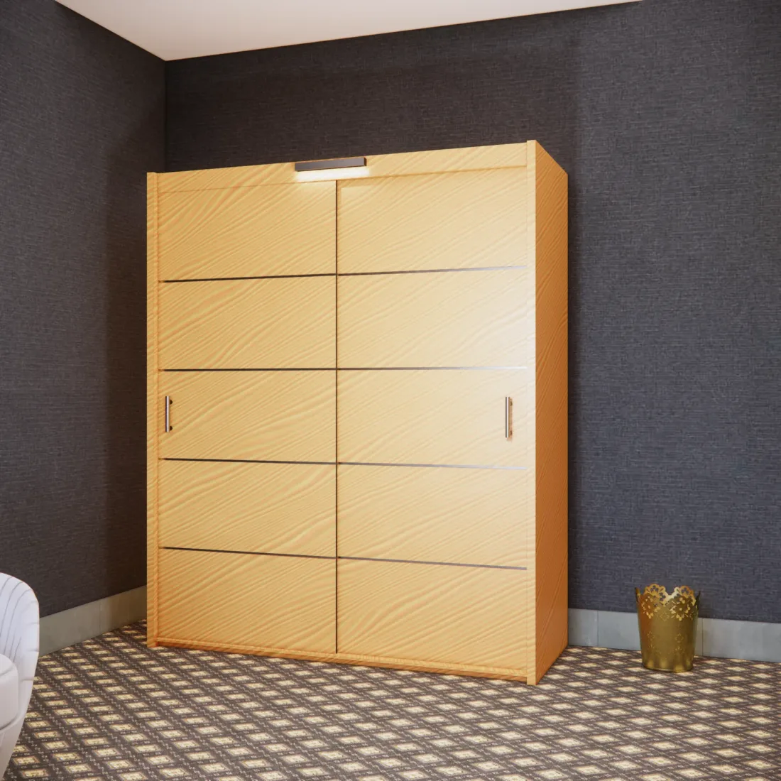 180cm Gloom Wardrobe - Image 4