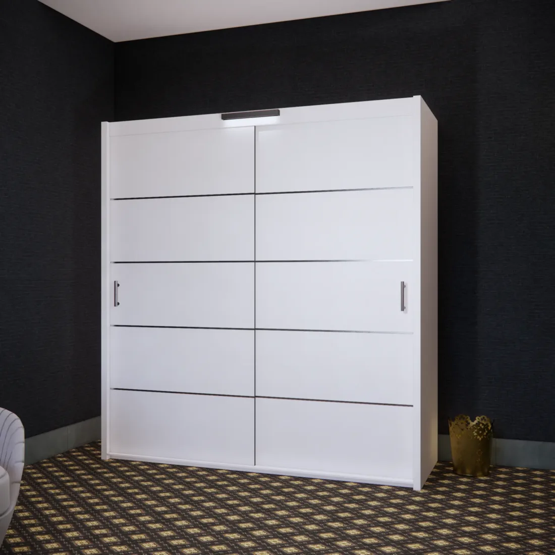 203cm Gloom Wardrobe - Image 3
