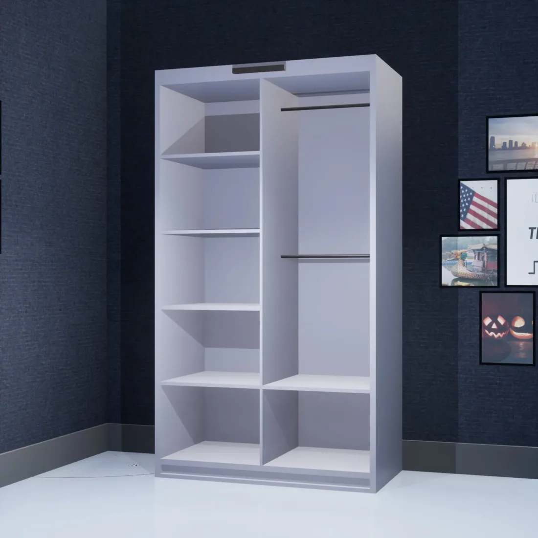 120cm Gloom Wardrobe - Image 5