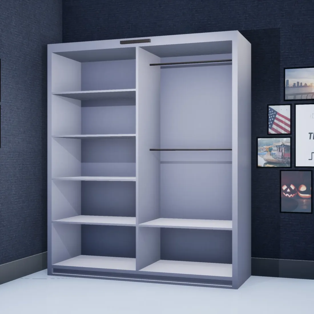 180cm Royal Wardrobe - Image 3
