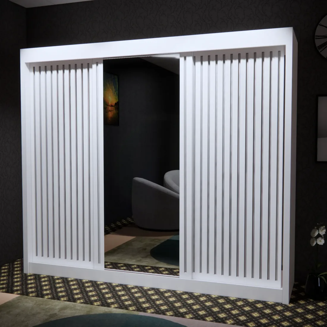 250cm Royal Wardrobe - Image 2