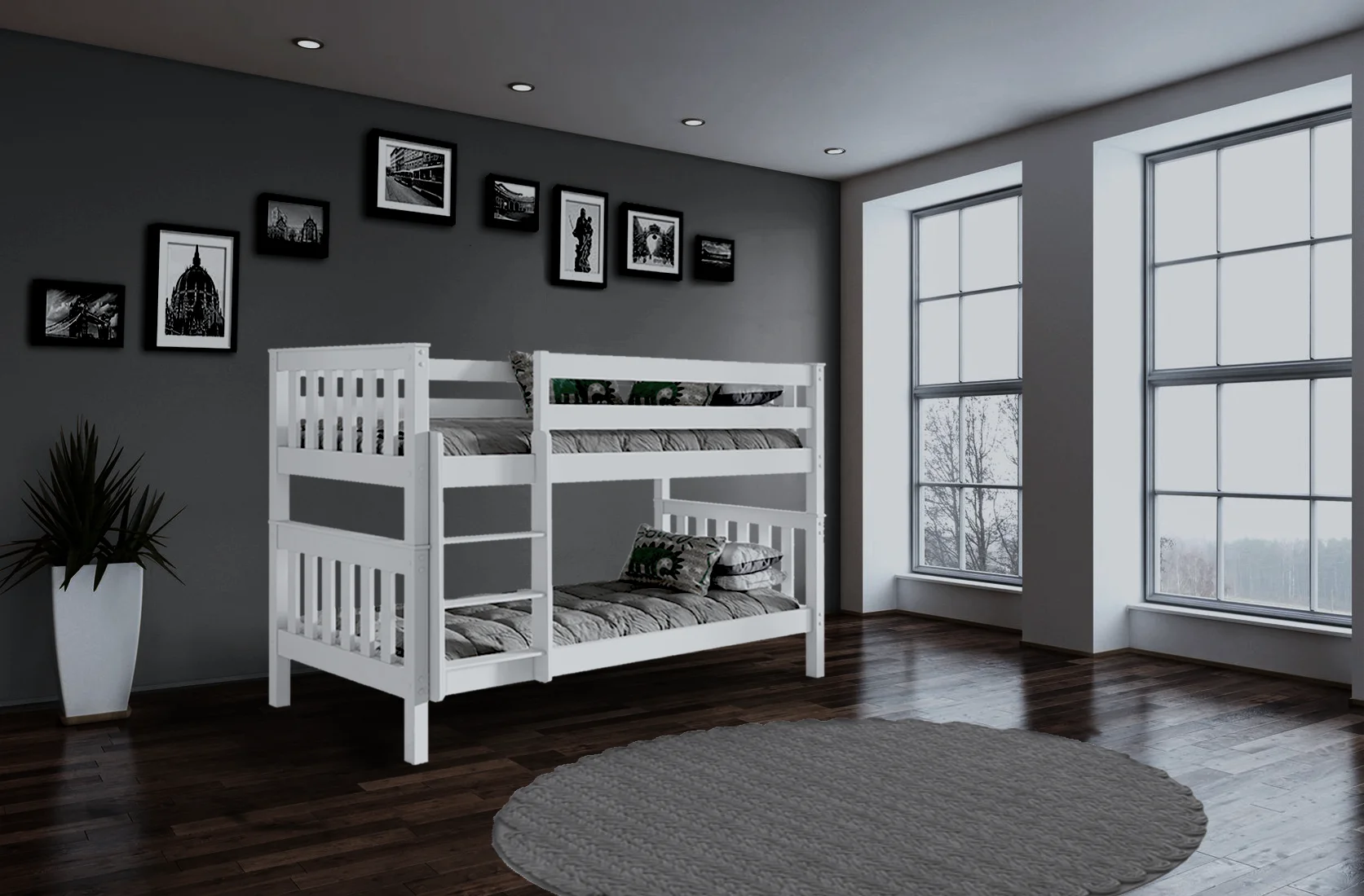 Dual Bunk Bed